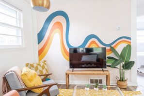 Smart TV, chimenea