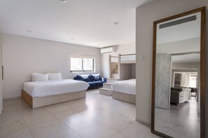 5 bedrooms, in-room safe, iron/ironing board, free WiFi