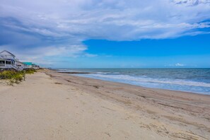 Vlak bij het strand