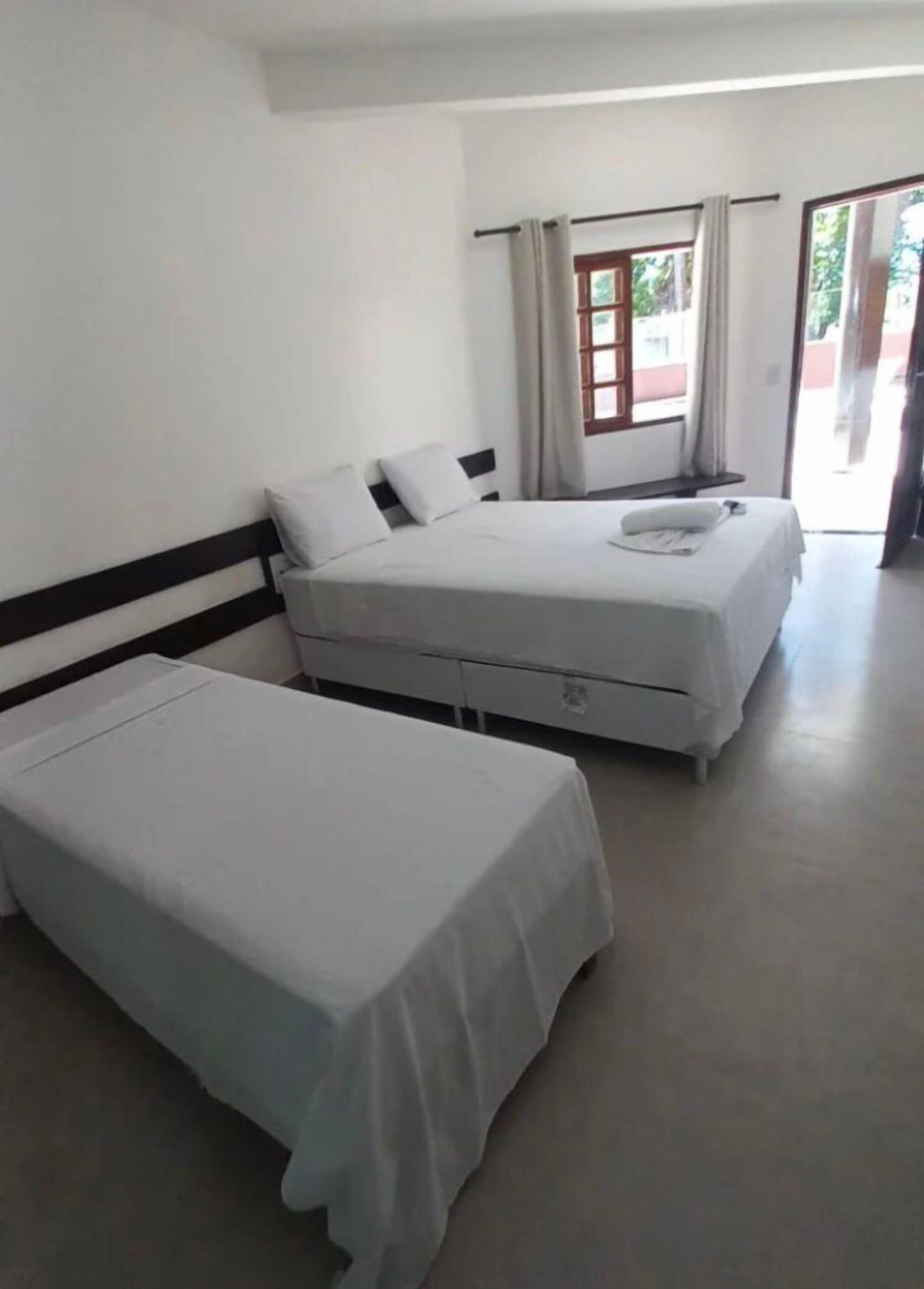 Select Comfort beds, blackout curtains, iron/ironing board, free WiFi