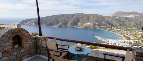 Estudio romántico, vista al mar | Vista desde la habitación