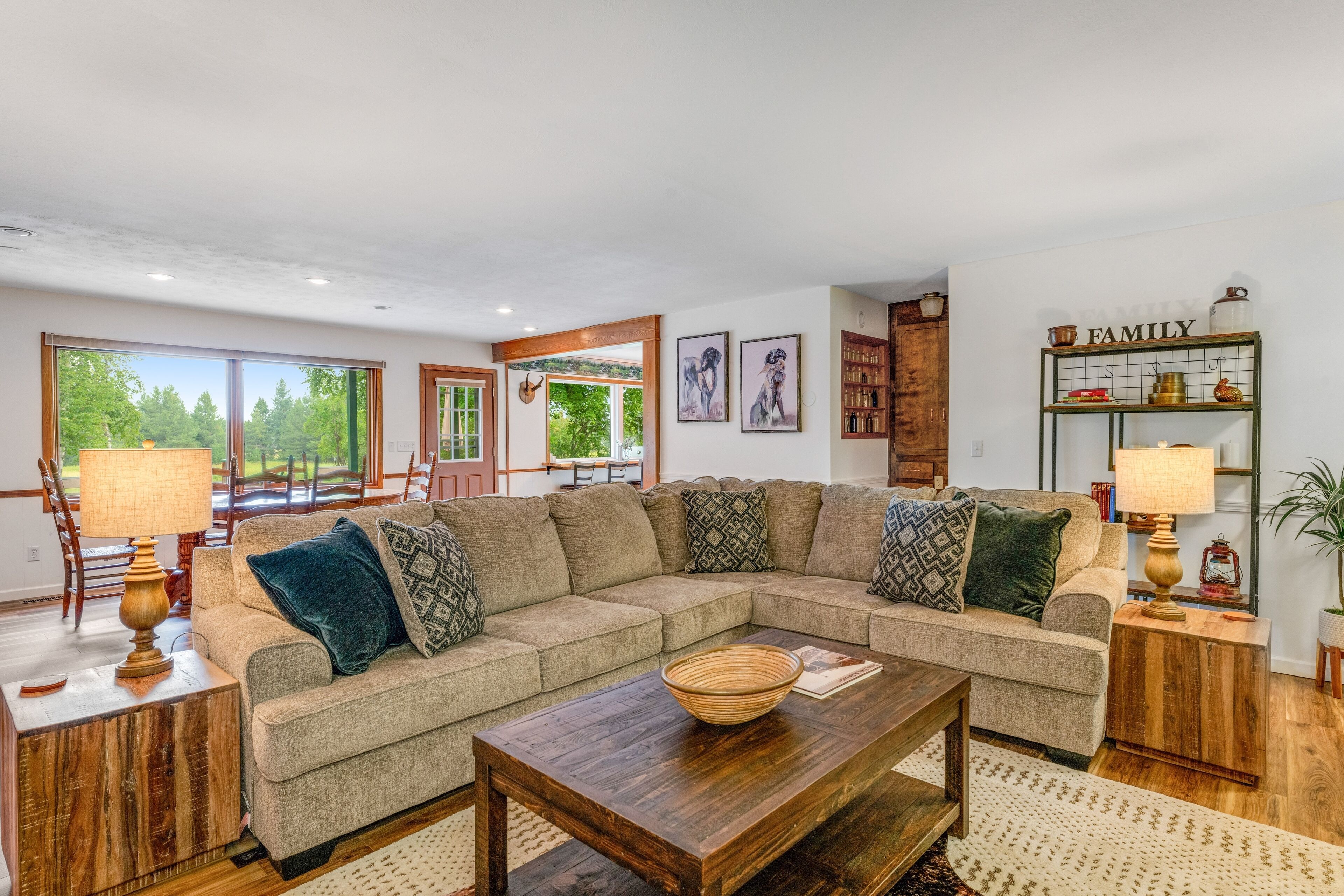 Riverfront home with private dock, grill, deck, river views, fireplace - dogs OK