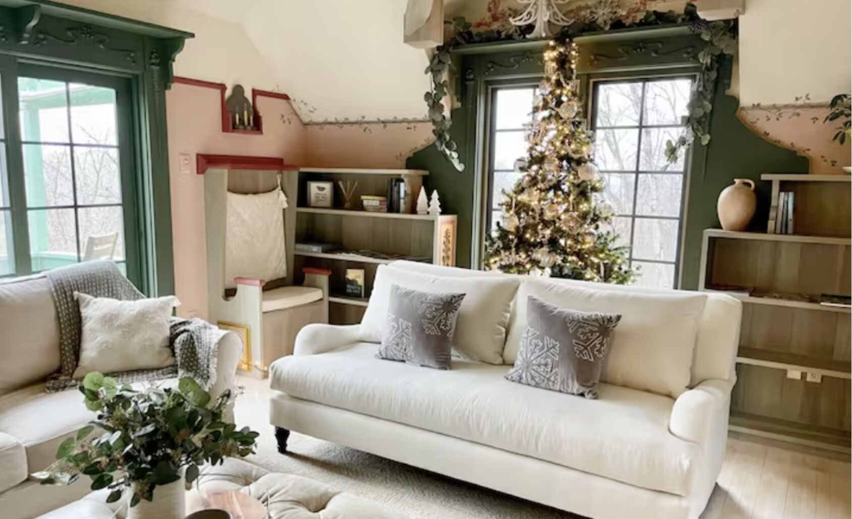 Swedish Storybook in bluffs hiking trails & stream