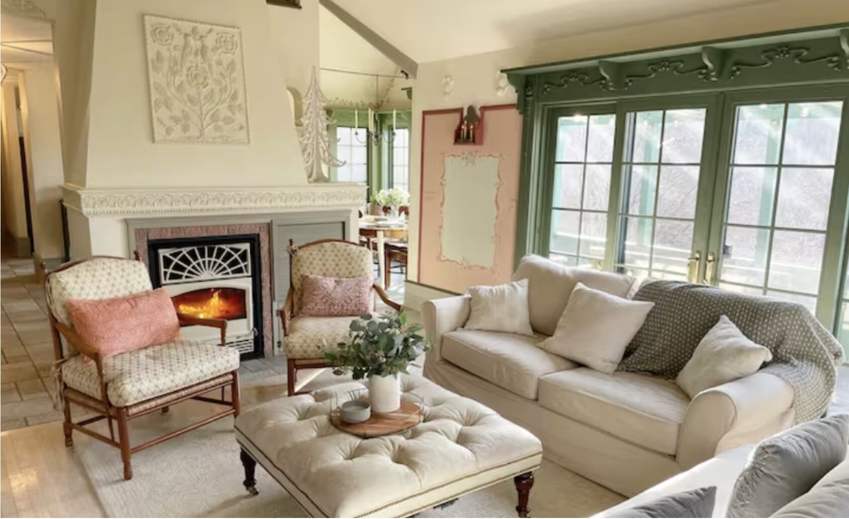 Swedish Storybook in bluffs hiking trails & stream