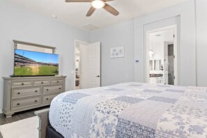5 bedrooms, iron/ironing board, travel crib, WiFi