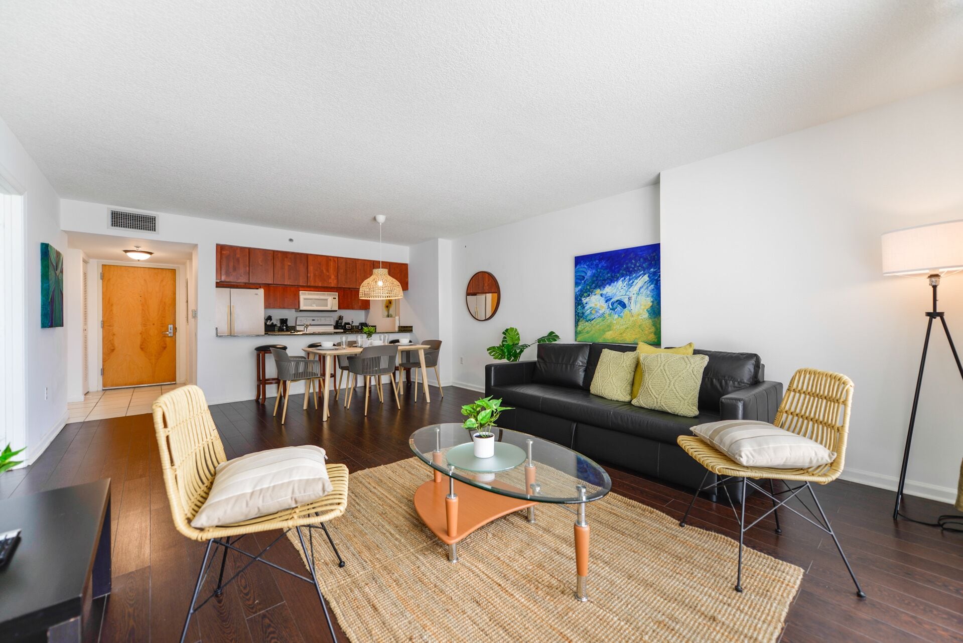 Pool view from Exclusive Brickell Condo 