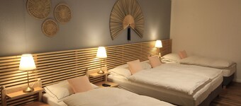 Asia Dreieck Pension Zimmer