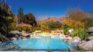 Indoor pool, outdoor pool