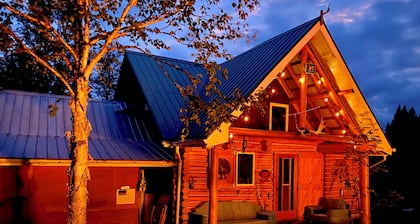 Experience True Solitude in this Gorgeous Wilderness Log Cabin