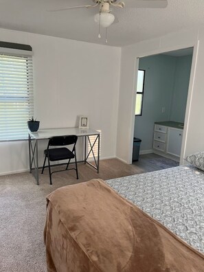 2 bedrooms, bed sheets