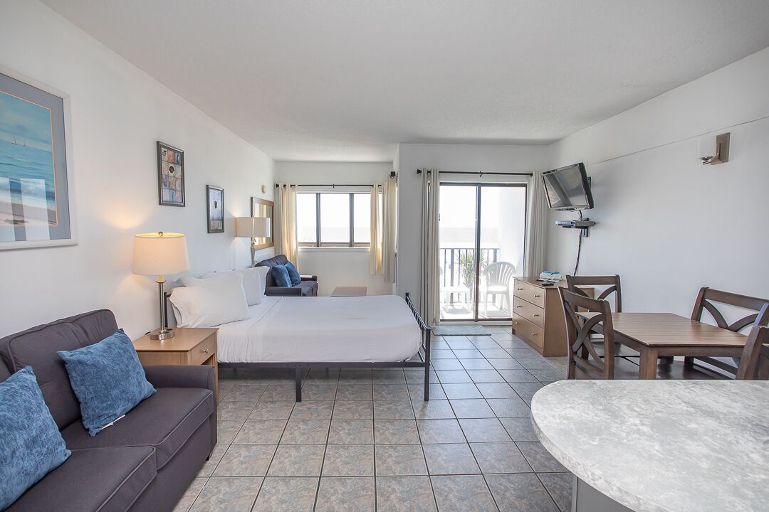 Newly Renovated Oceanfront Studio with Incredible Views!  Palace Resort 101 - Sleeps 4 guests