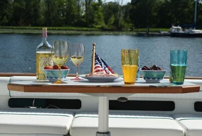 Beautiful Yacht on Catskill Creek