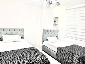2 habitaciones, ropa de cama de alta calidad y decoración personalizada