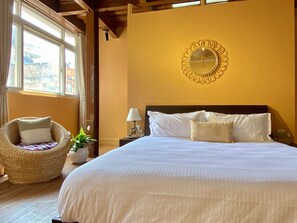 1 habitación, tabla de planchar con plancha, wifi y ropa de cama