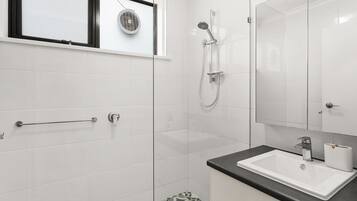 Shower, hair dryer