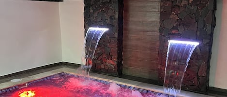 Indoor pool, a heated pool