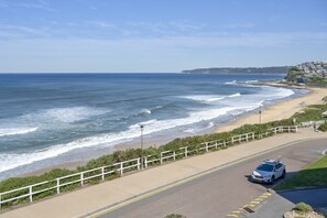 On the beach, beach towels