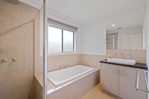 Shower, hair dryer