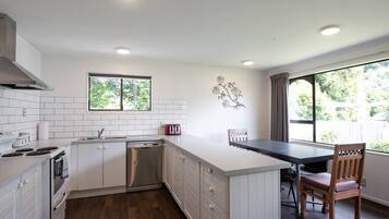 Coffee/tea maker, microwave, oven, dishwasher