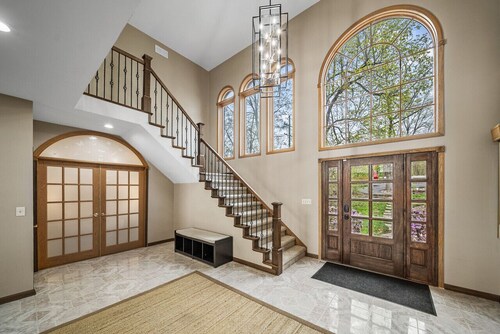 2-Acre Retreat on the Fox River with Spectacular Views & Hot Tub!