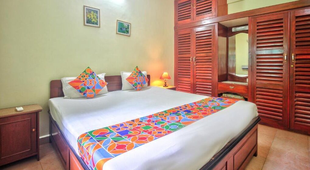 Authentic Goa Home Surrounded by Coconut Palm Trees & Pool at Sandray