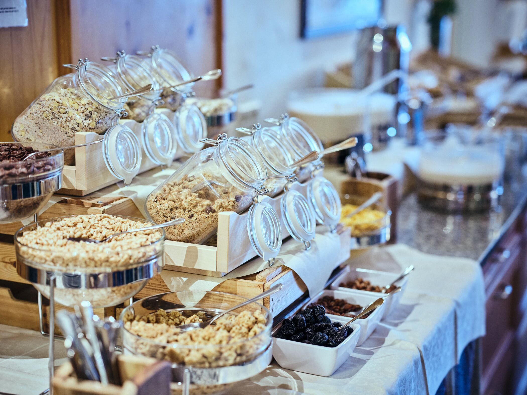 Gratis morgenmadsbuffet hver dag