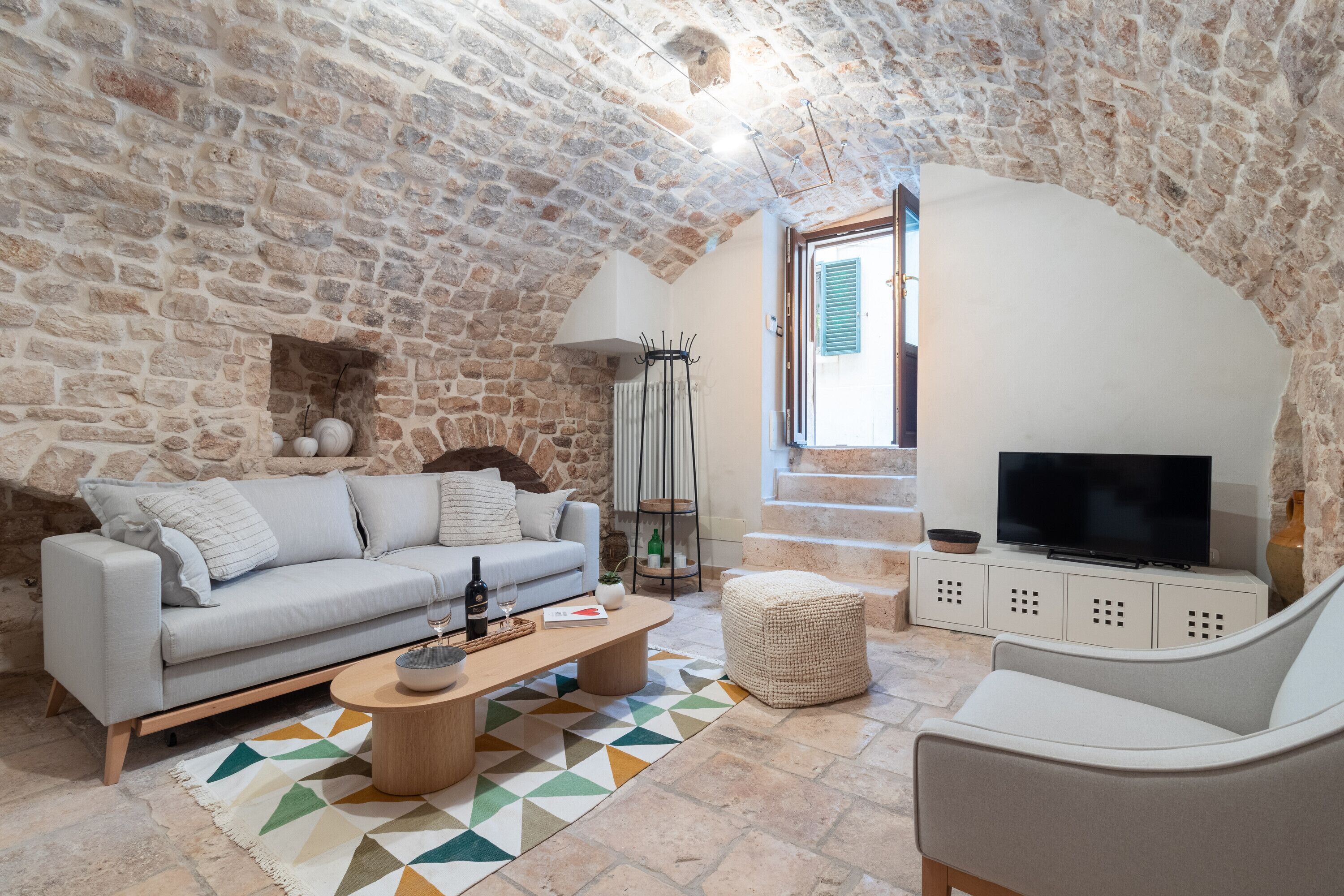 Apartment 'Opeccellente Terra 2' with Balcony, Wi-Fi and Air Conditioning