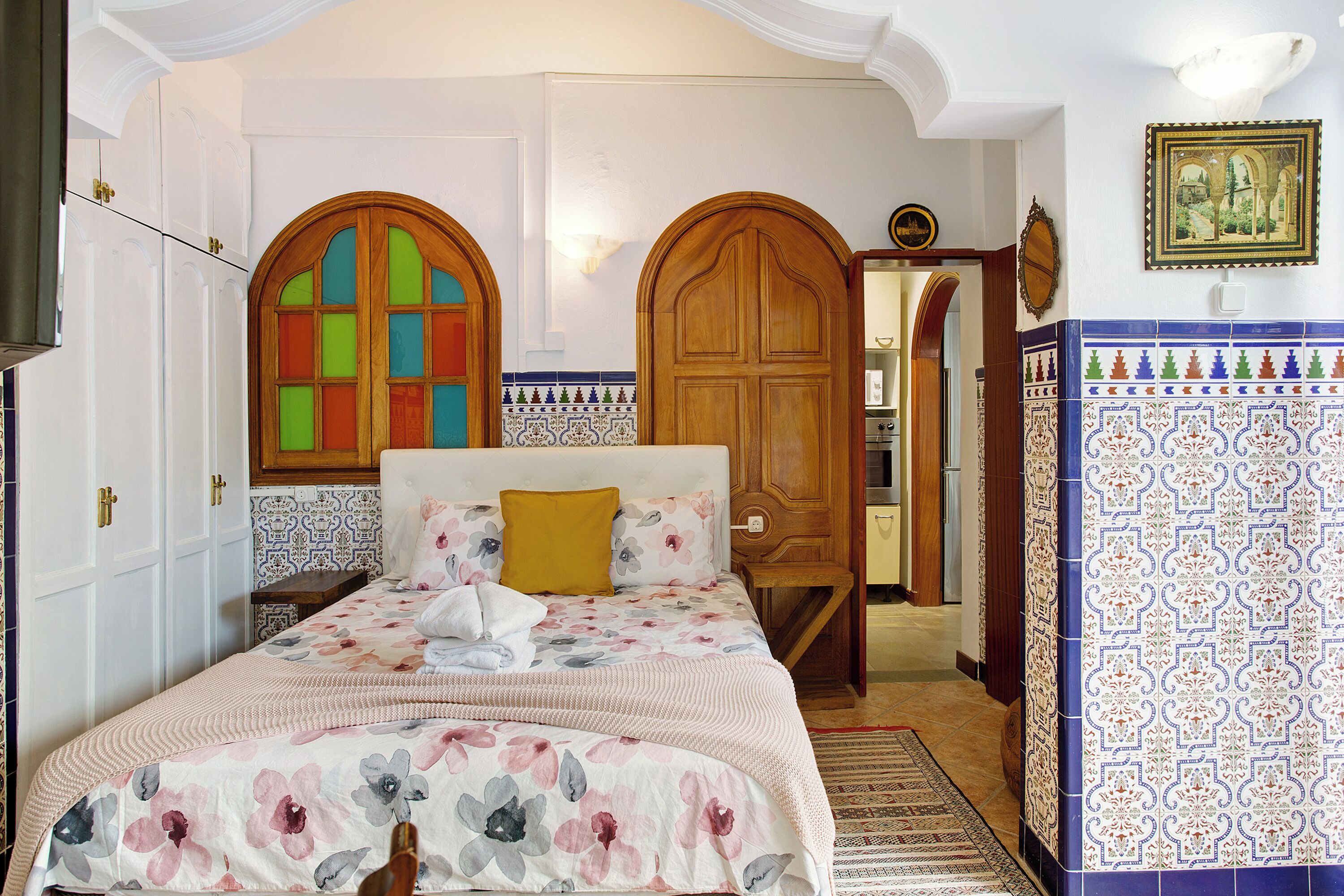 1 dormitorio, tabla de planchar con plancha, wifi gratis y ropa de cama