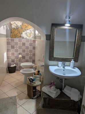 Hair dryer, towels, soap, shampoo - geco green (Matera)