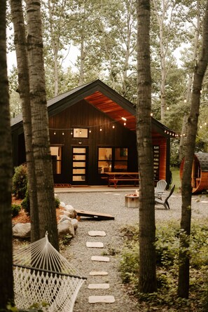 Terrace/patio - Ultimate Cabin Retreat, Sauna, Firepit, Fireplace (Crosby)