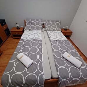 Wi-fi (inkludert) og sengetøy