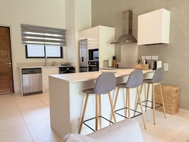Two Bedroom Apartment with Garden View | Private kitchen | Espresso maker
