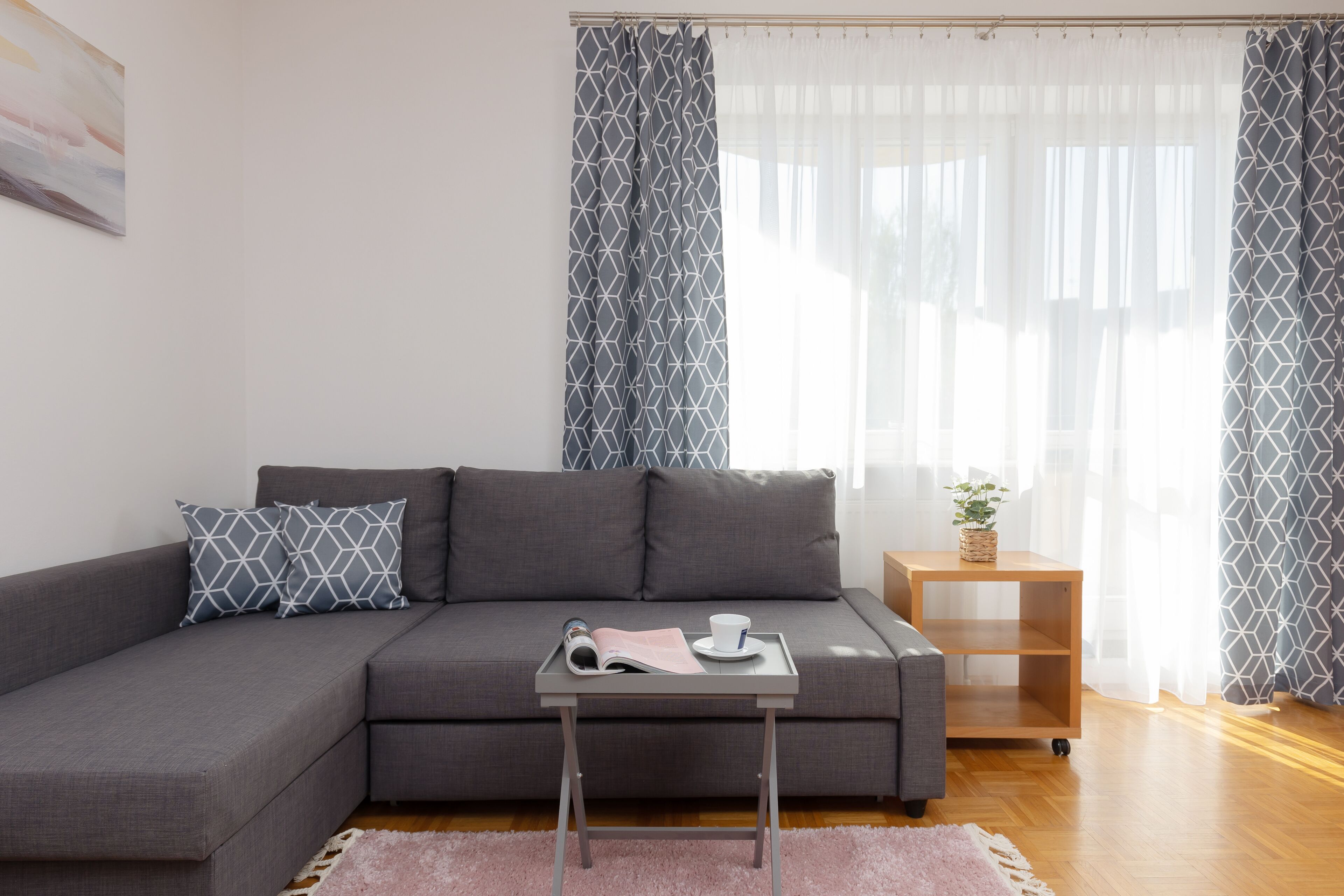 Studio, ban công | Phòng khách