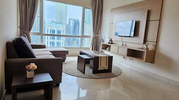 Familjelägenhet | Vardagsrum | Platt-tv