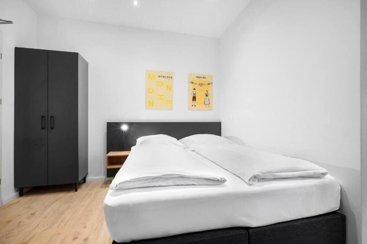 Studio Ville | 1 chambre, chambres insonorisées, Wi-Fi gratuit, draps fournis