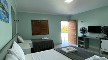 Individually furnished, desk, laptop workspace, free WiFi