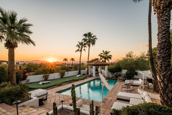 Außenpool, beheizter Pool