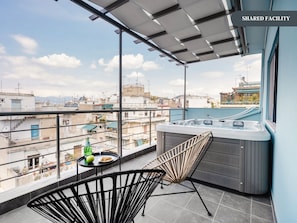 Apartamento, 1 quarto, sacada | Sacada