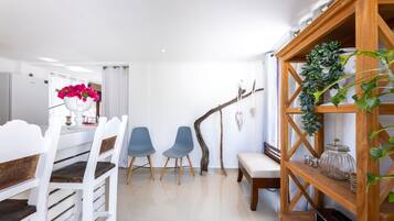 Appartement, 1 slaapkamer, roken, privézwembad | Dineren