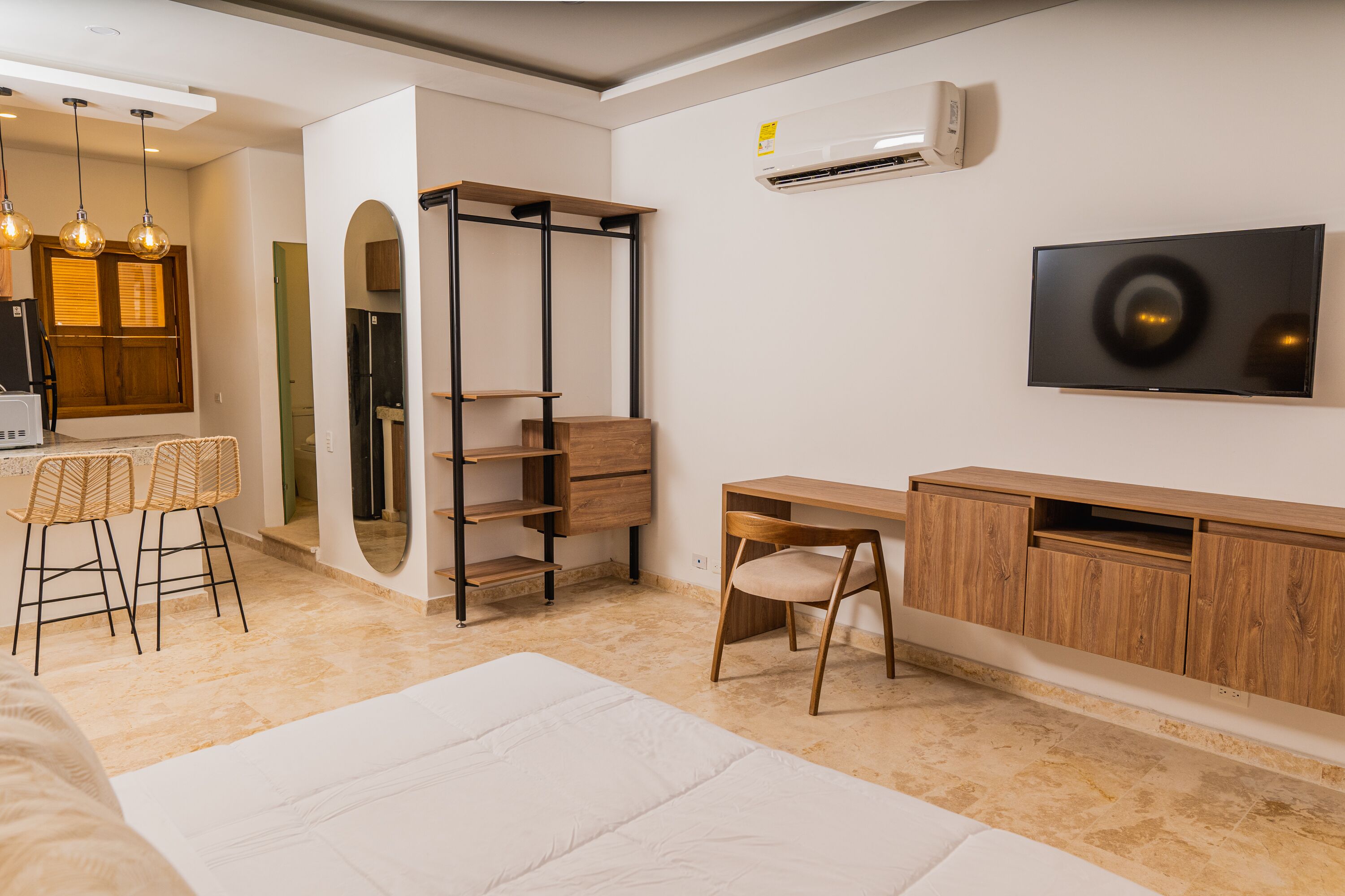 Foto - Room in Apartment - Dm-Qs1 Studio Room In Getsemani With Pool and WIFI