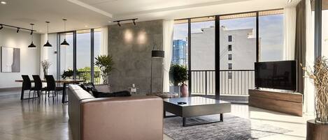 Apartemen, 2 kamar tidur, Boleh Merokok, balkon | Interior