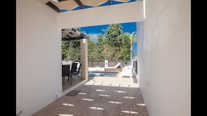 Villa, 2 Bedrooms, Private Pool, Garden View | Terrace/patio - Protaras Menelaos Villa Mv7 (Paralimni)