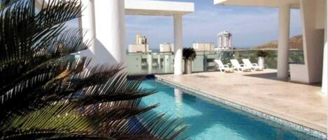 Apartment, 1 Bedroom, Accessible, Smoking | Pool | Outdoor pool