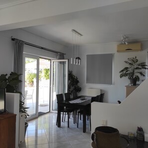 Villa, 3 Bedrooms, Smoking, Terrace | Dining - Sea Breeze Villa With Stunning sea View Near Rethymno Town and the Beach (Rethymno)