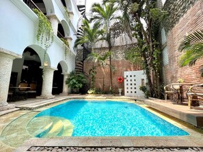 Pool - 8aps-4 Luxury House in the Historic Center With Pool Air Conditioning and Wifi (Cartagena)