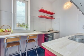 家庭公寓, 2 間臥室 (Spacious Apartment In Heart Of Zagreb) | 私人廚房 | 電冰箱、烤箱、爐台、烤麵包機