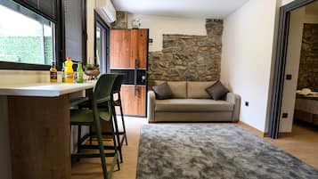 Apartamento familiar | Zona de estar | Televisión LED de 120 cm con canales digitales, una televisión