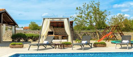 Una piscina climatizada