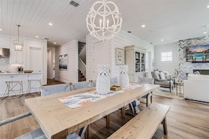 Dining - Fab Cinnamon Shore North Home w/ Gulf Views, Elevator + Pools & Amenities! (Port Aransas)