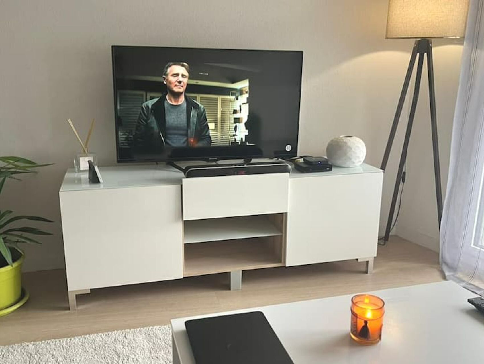 Pleasant one-bedroom apartment with a spacious balcony